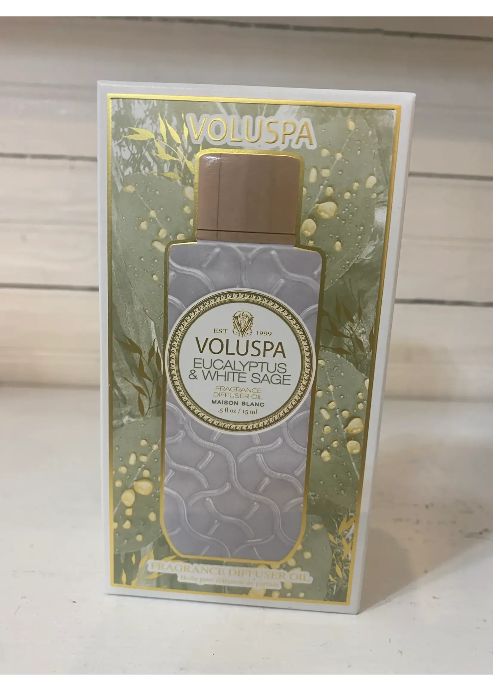 Voluspa Eucalyptus & White Sage Diffuser Oil - 15ml