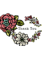 Newfolk & Cabin Floral Design Thank You Card