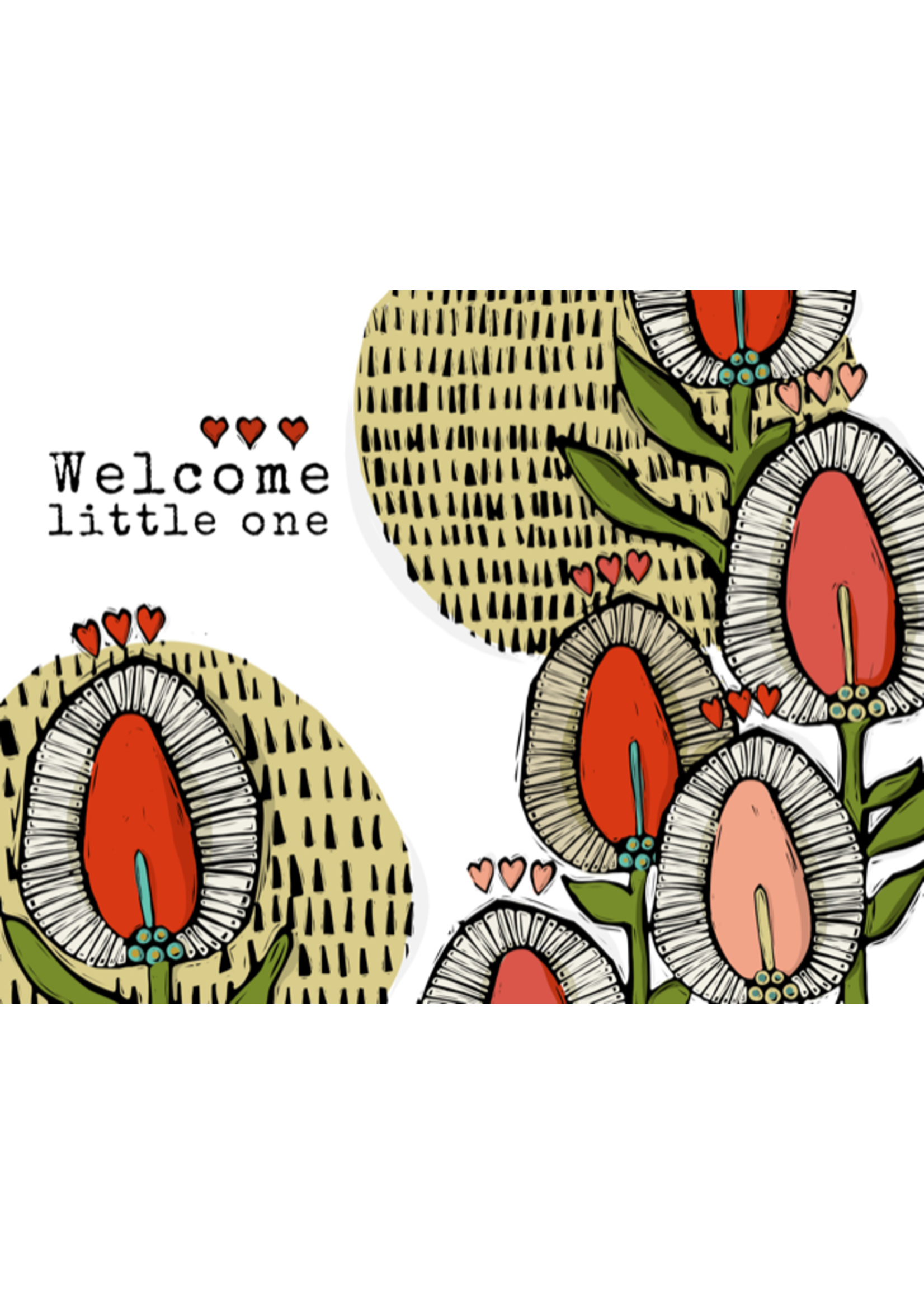 Newfolk & Cabin Welcome Little One Baby Card