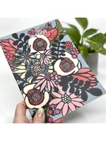 Newfolk & Cabin Retro Floral Bouquet Notebook