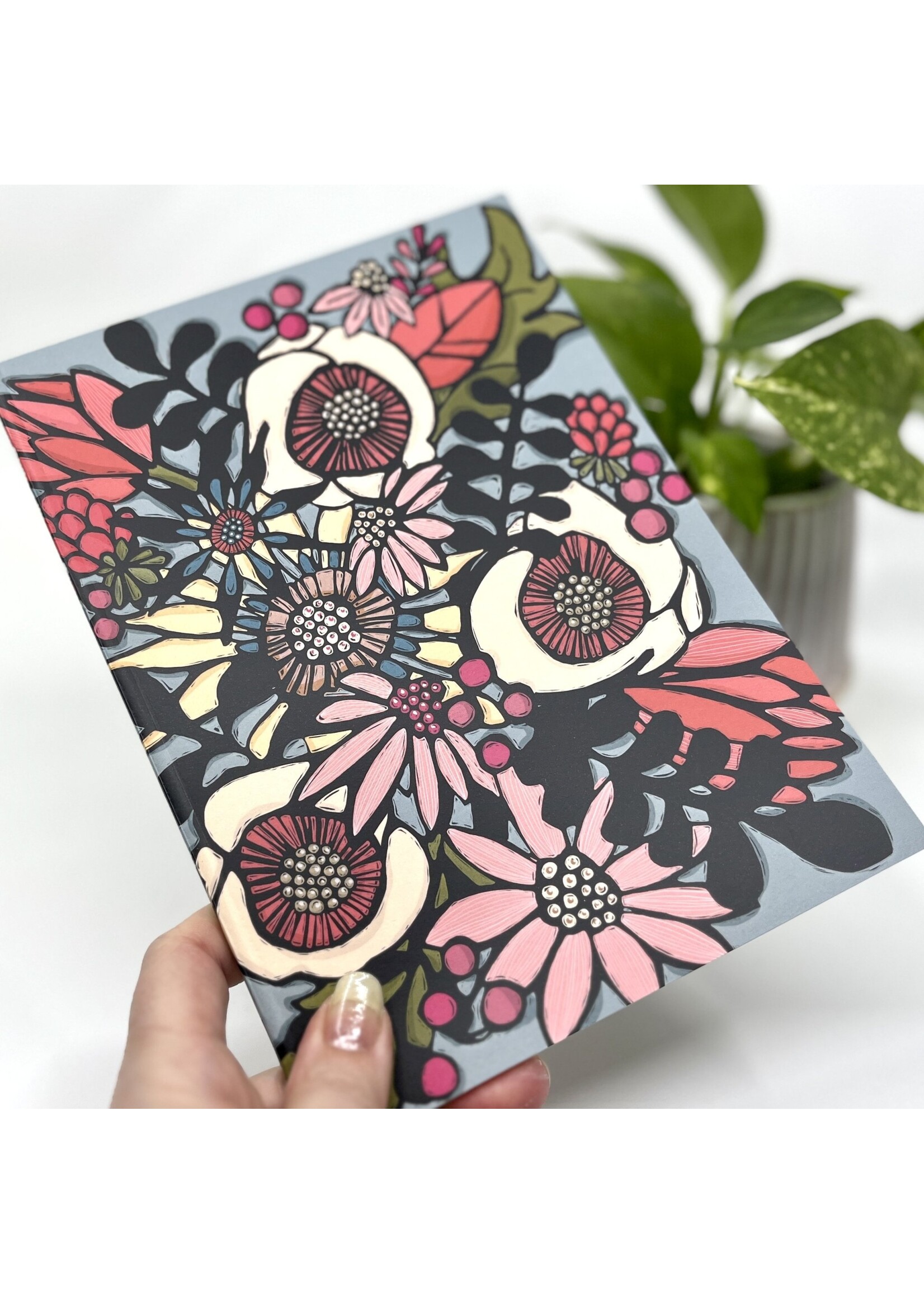 Newfolk & Cabin Retro Floral Bouquet Notebook