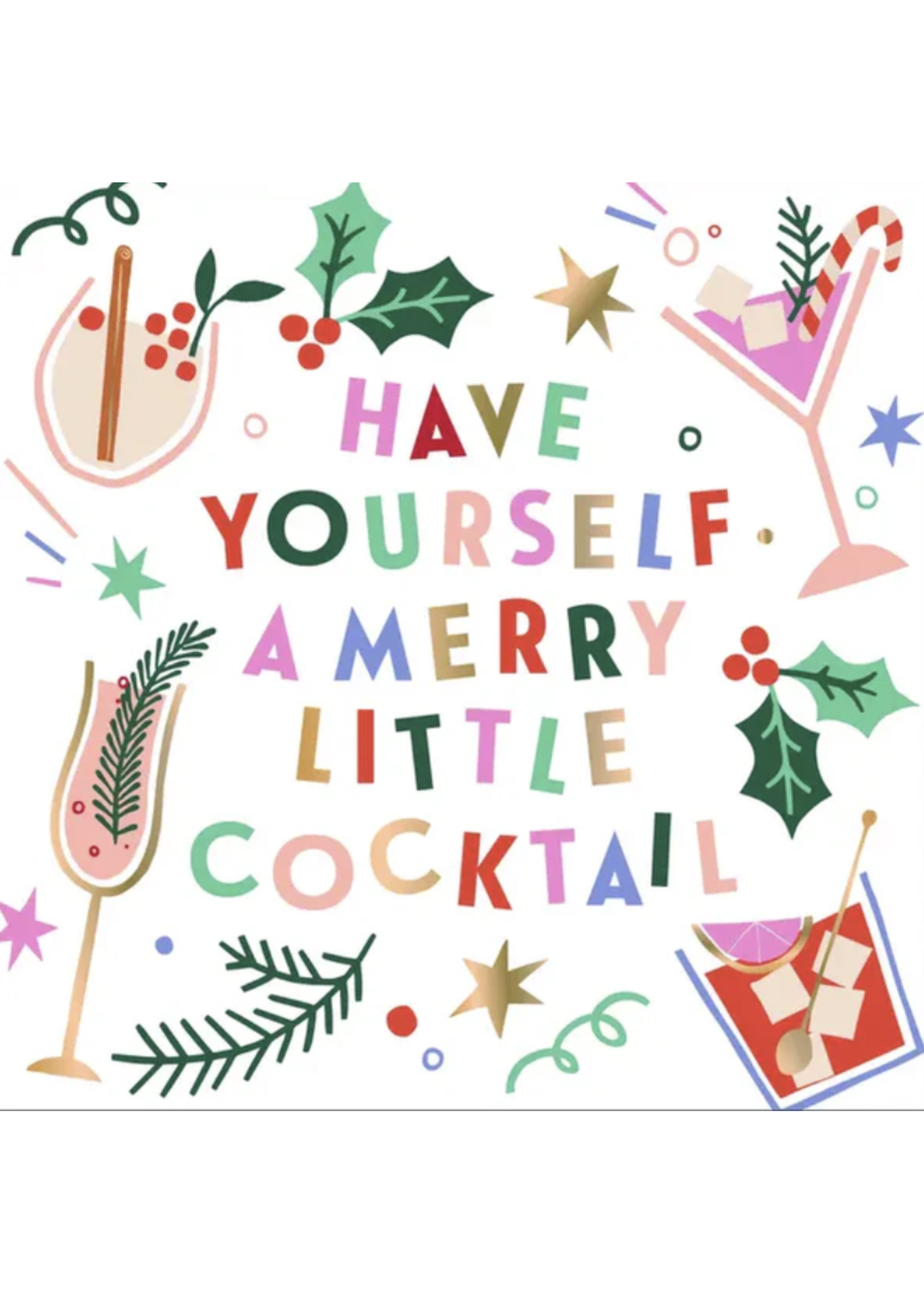 Soiree-Sisters Have Yourself a Merry Little Cocktail Napkins