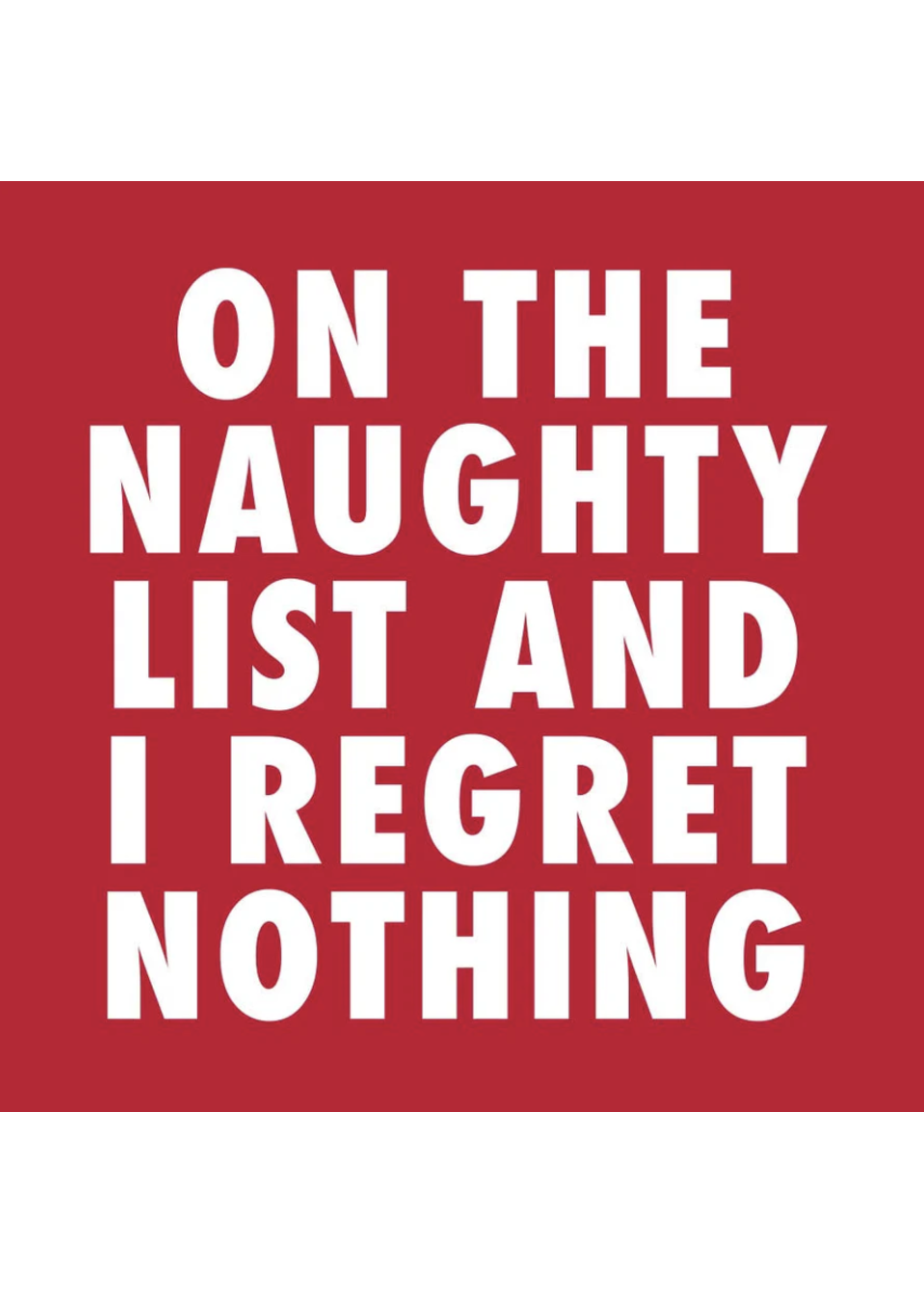Soiree-Sisters On the Naughty List Cocktail Napkins