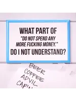 Meriwether Do not spend money magnet