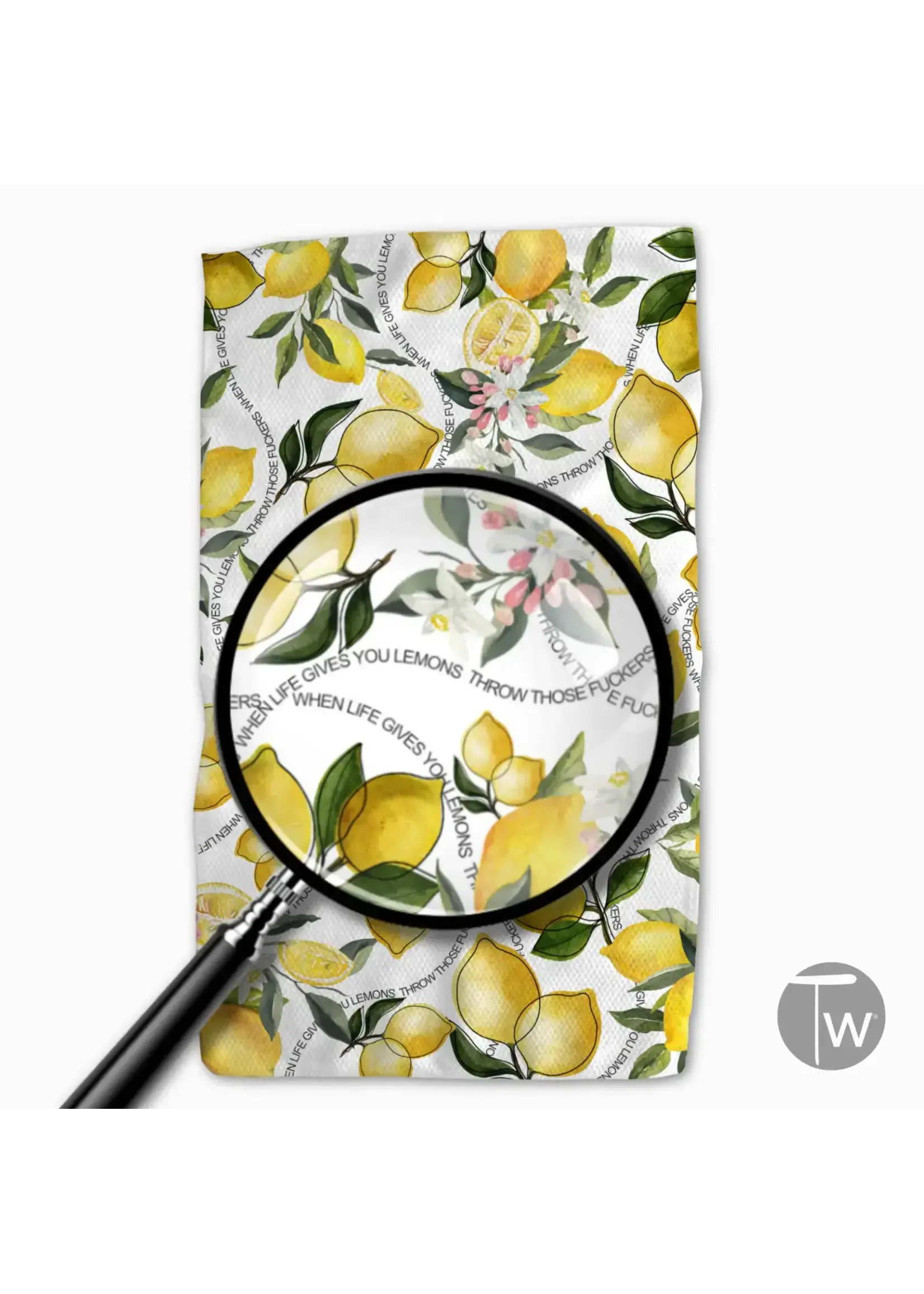 Twisted Wares When Life Gives you Lemons Tea Towel