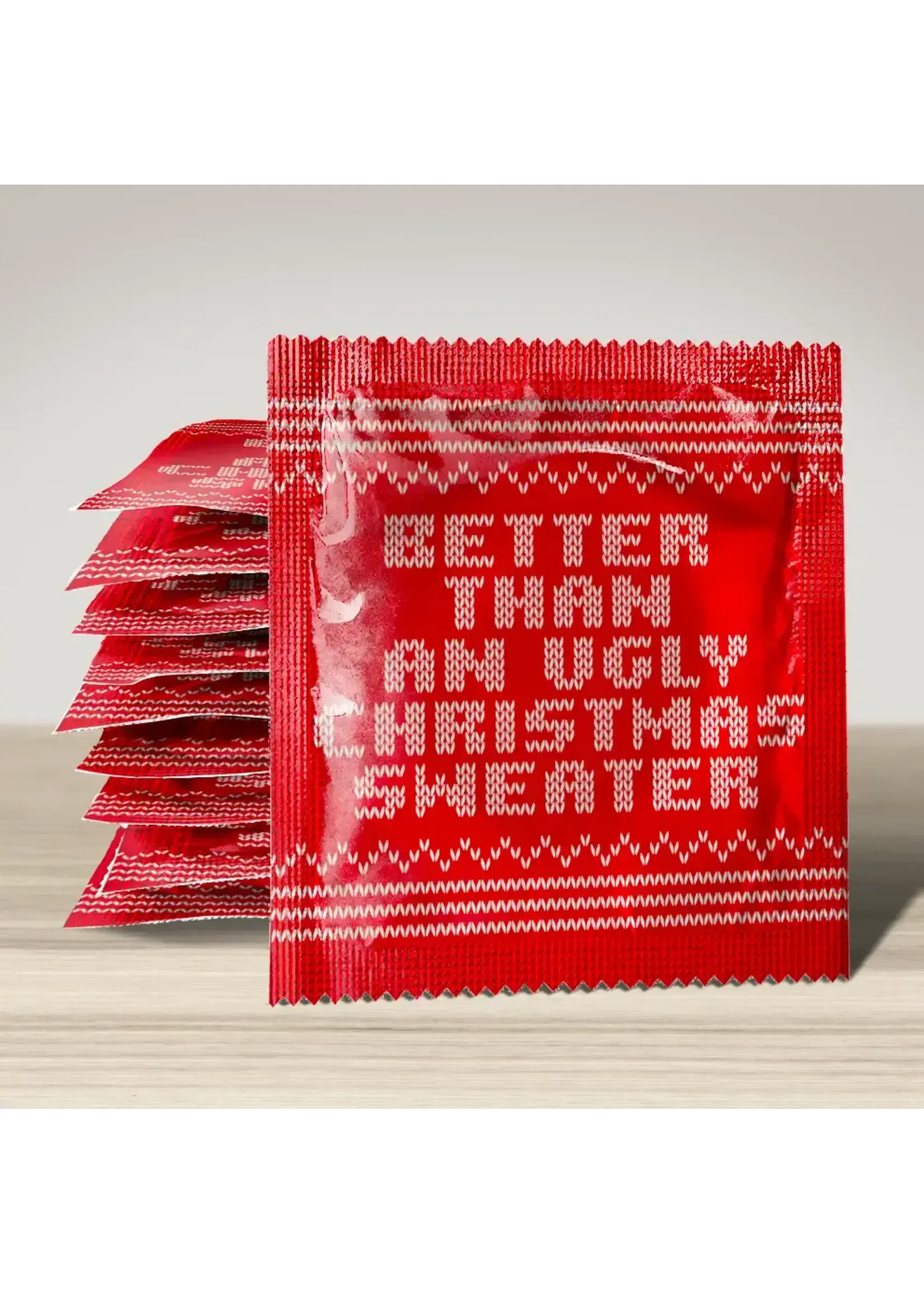 Callvin Ugly Christmas Sweater Condom