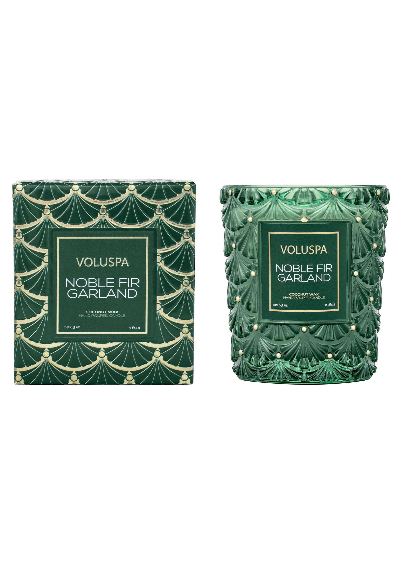 Voluspa Noble Fir Garland Classic Boxed Candle