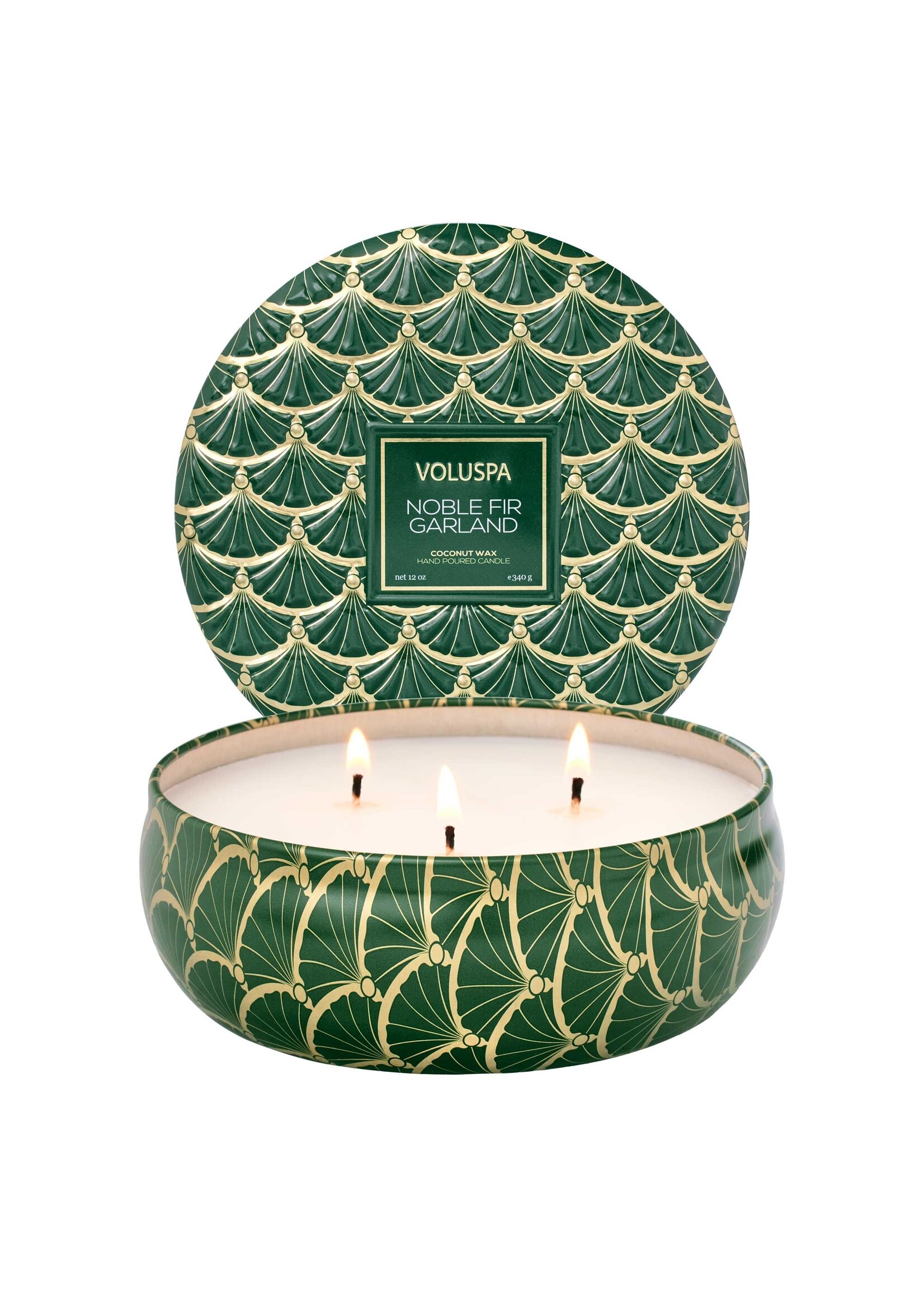 Voluspa Noble Fir Garland 3 wick tin