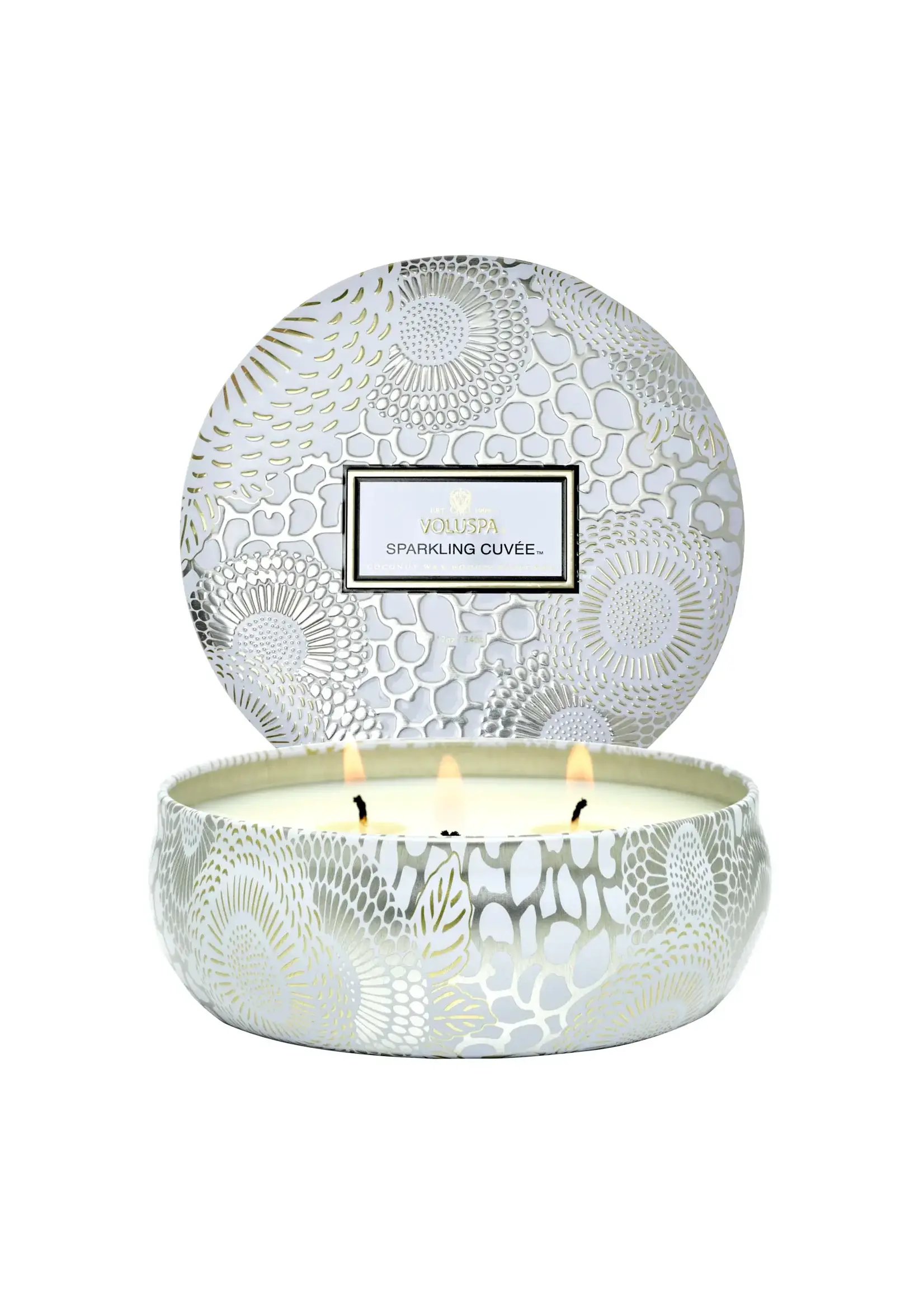 Voluspa Sparkling Cuvée 3 wick tin