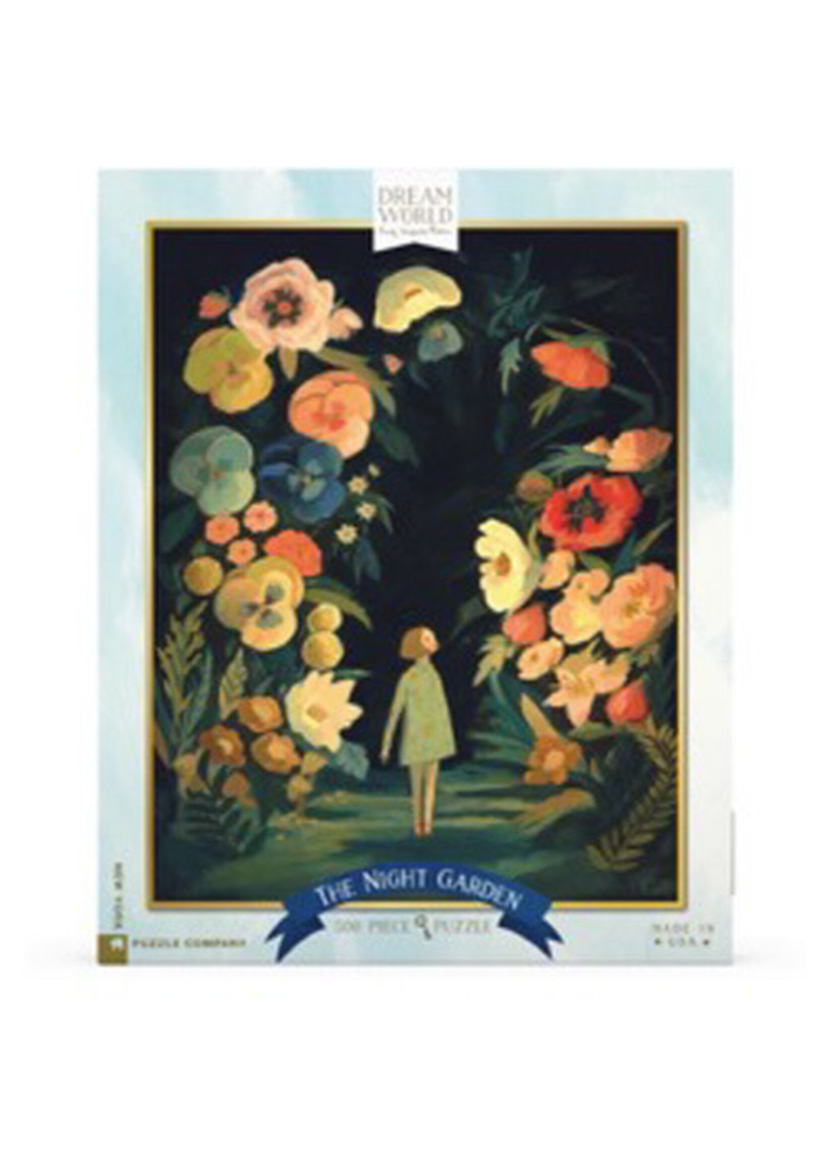 New York Puzzle Co. New Yorker Puzzle - The Night Garden