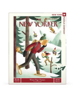 New York Puzzle Co. New Yorker Puzzle  Winter Page-Turners