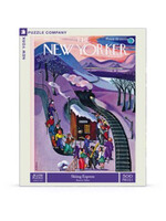 New York Puzzle Co. New Yorker Puzzle Skiing Express