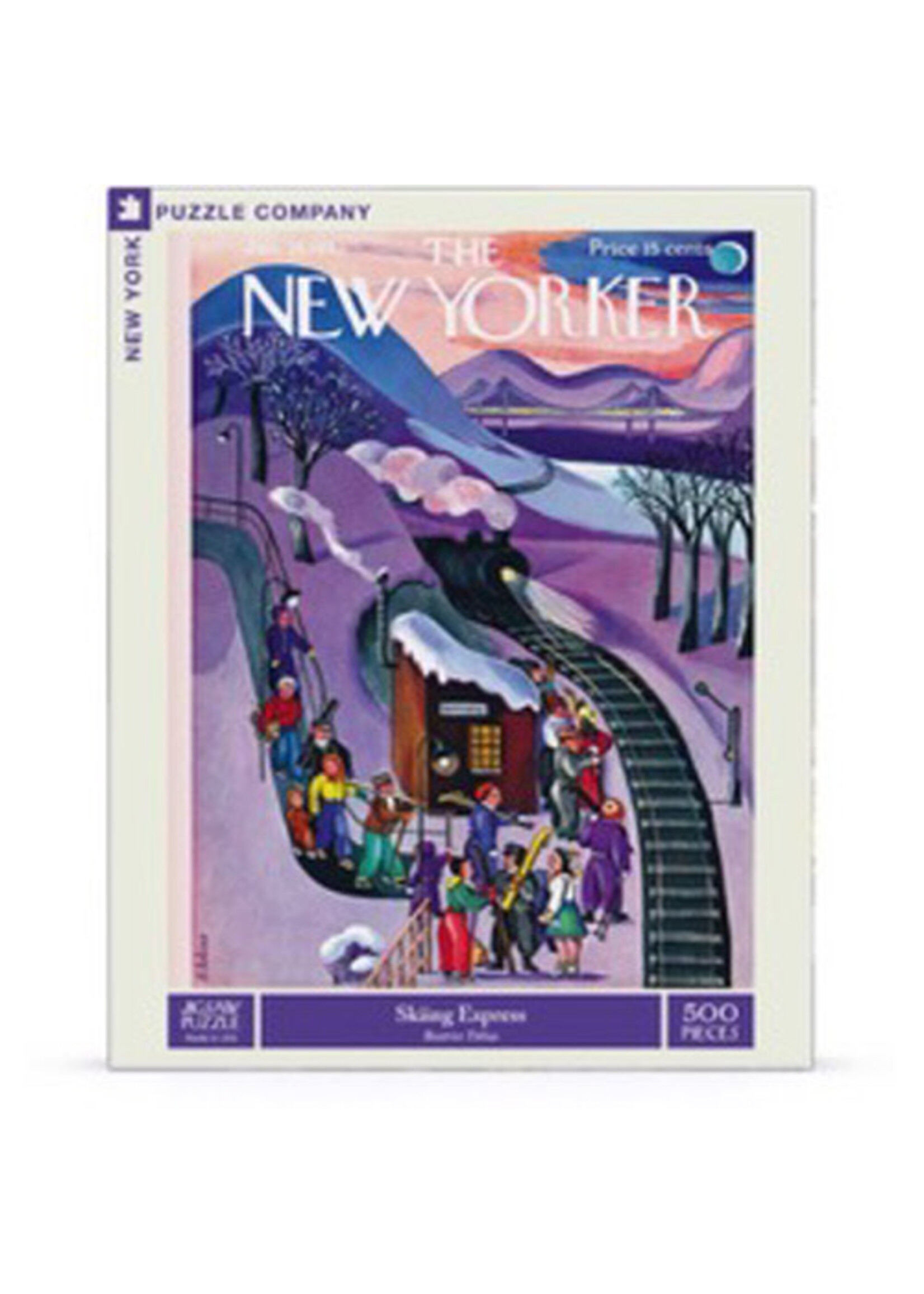 New York Puzzle Co. New Yorker Puzzle Skiing Express