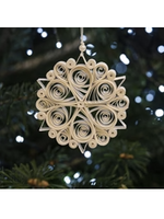 Bollywood Quilled Libra Snowflake Paper Hanging Decoration