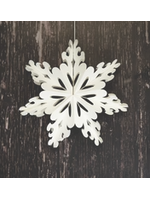 Bollywood Pictor White Paper Snowflake - 23cm