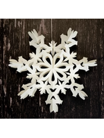 Bollywood Octaris White Paper Snowflake  32cm