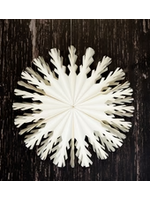 Bollywood Lynx White Snowflake Wall Decoration 28cm