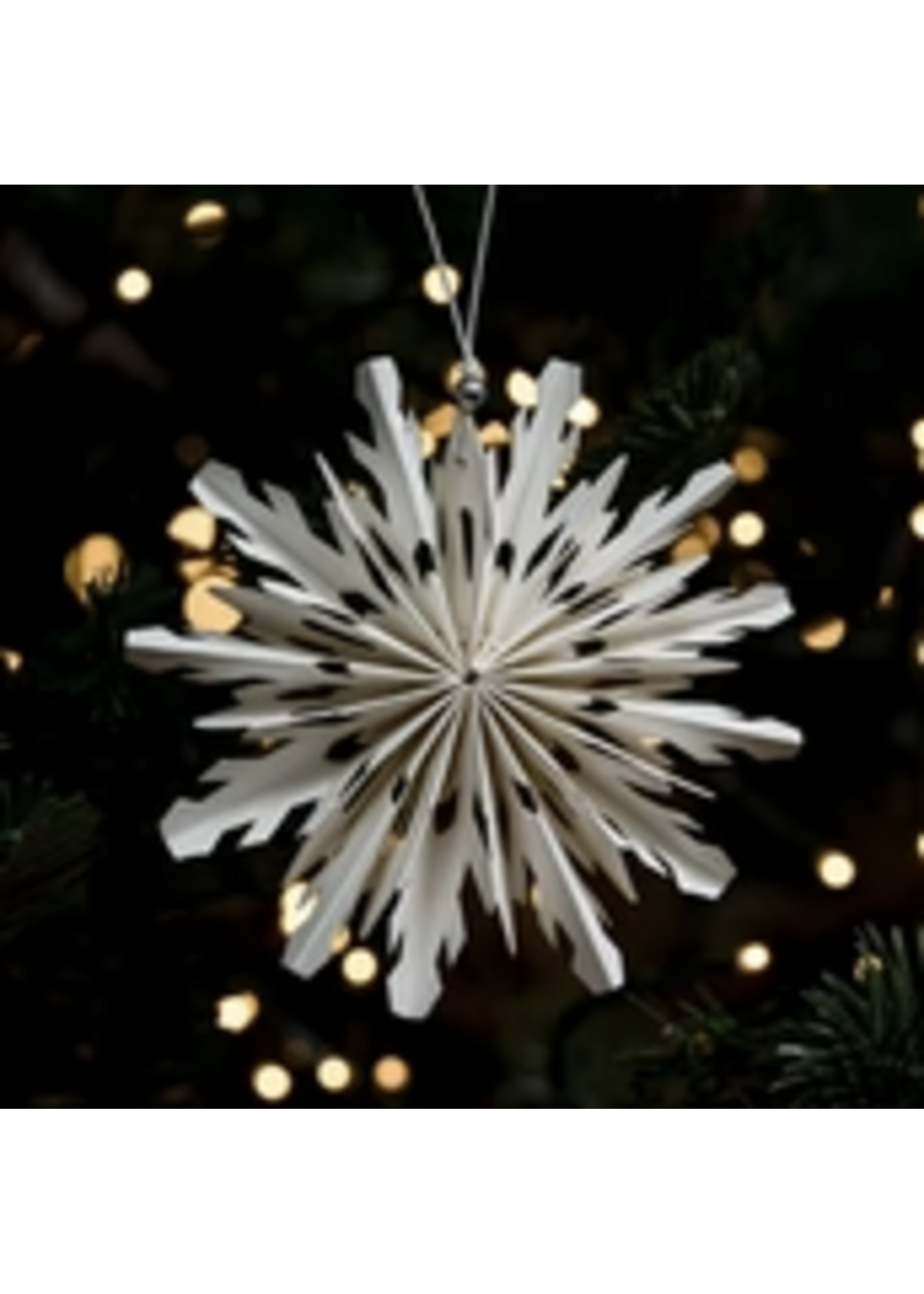 Bollywood Perseus small snowflake paper decoration