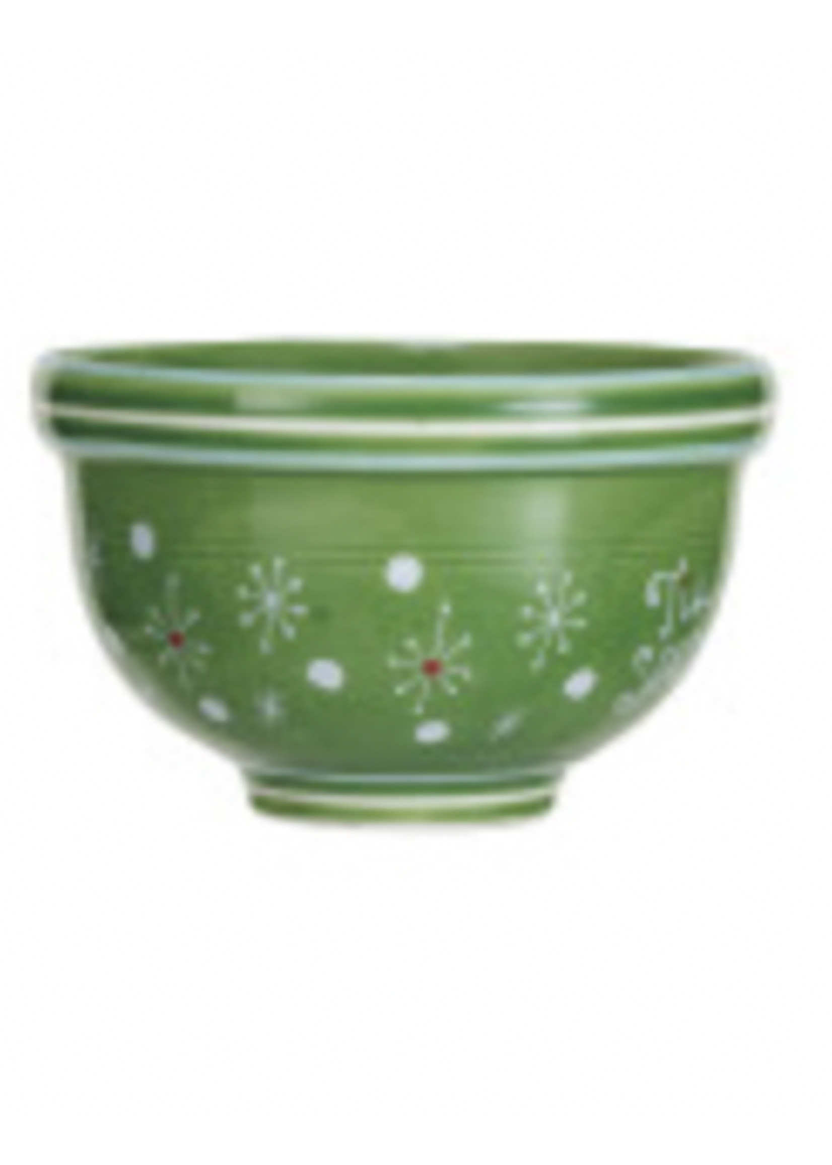 Creative Co-Op Holiday Stoneware Bowl -