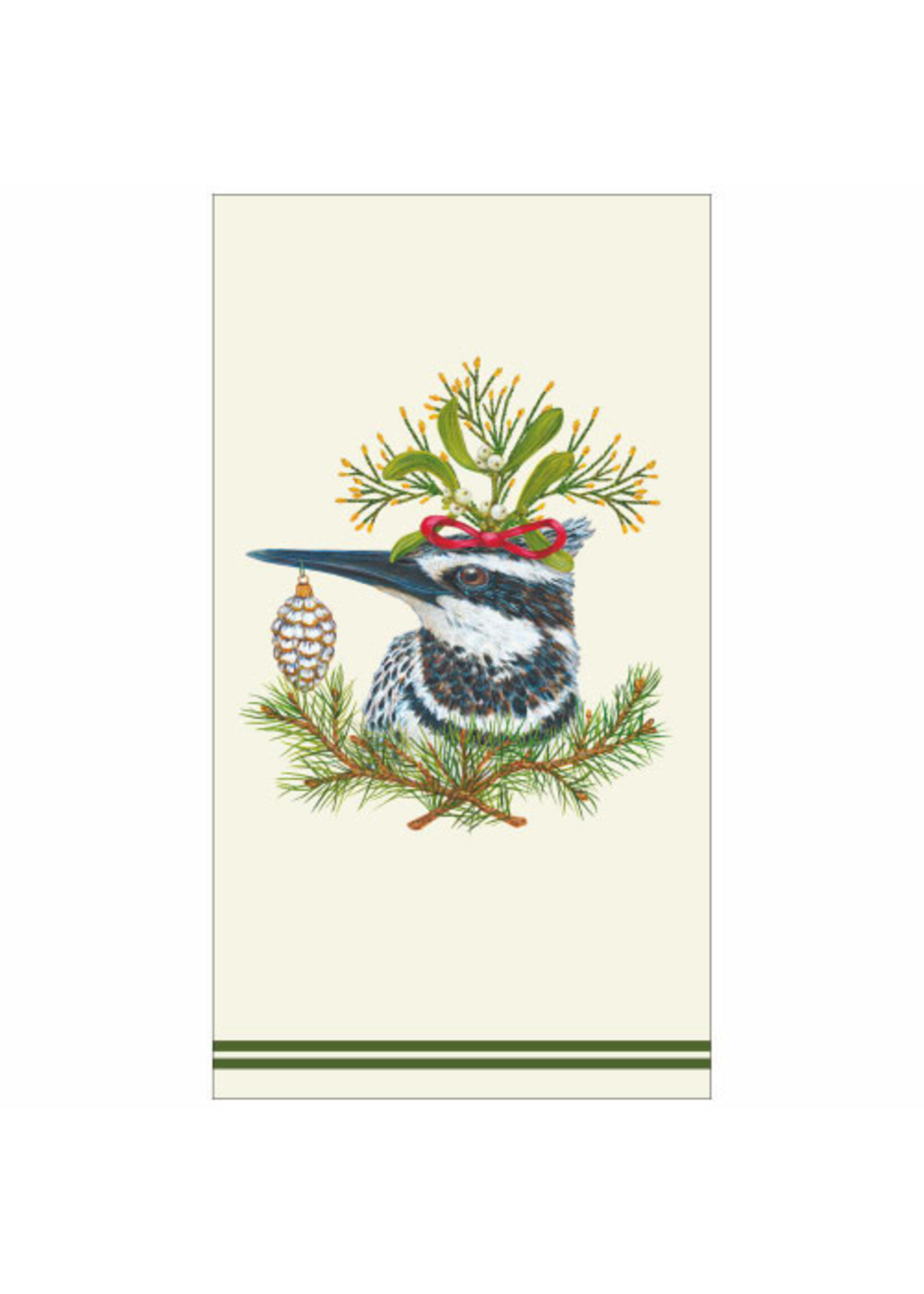 Paper Products Design Guest Towel/Napkin Kingfisher Holiday