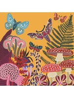 Paper Products Design Beverage/Cocktail Napkin - Autumn Forest