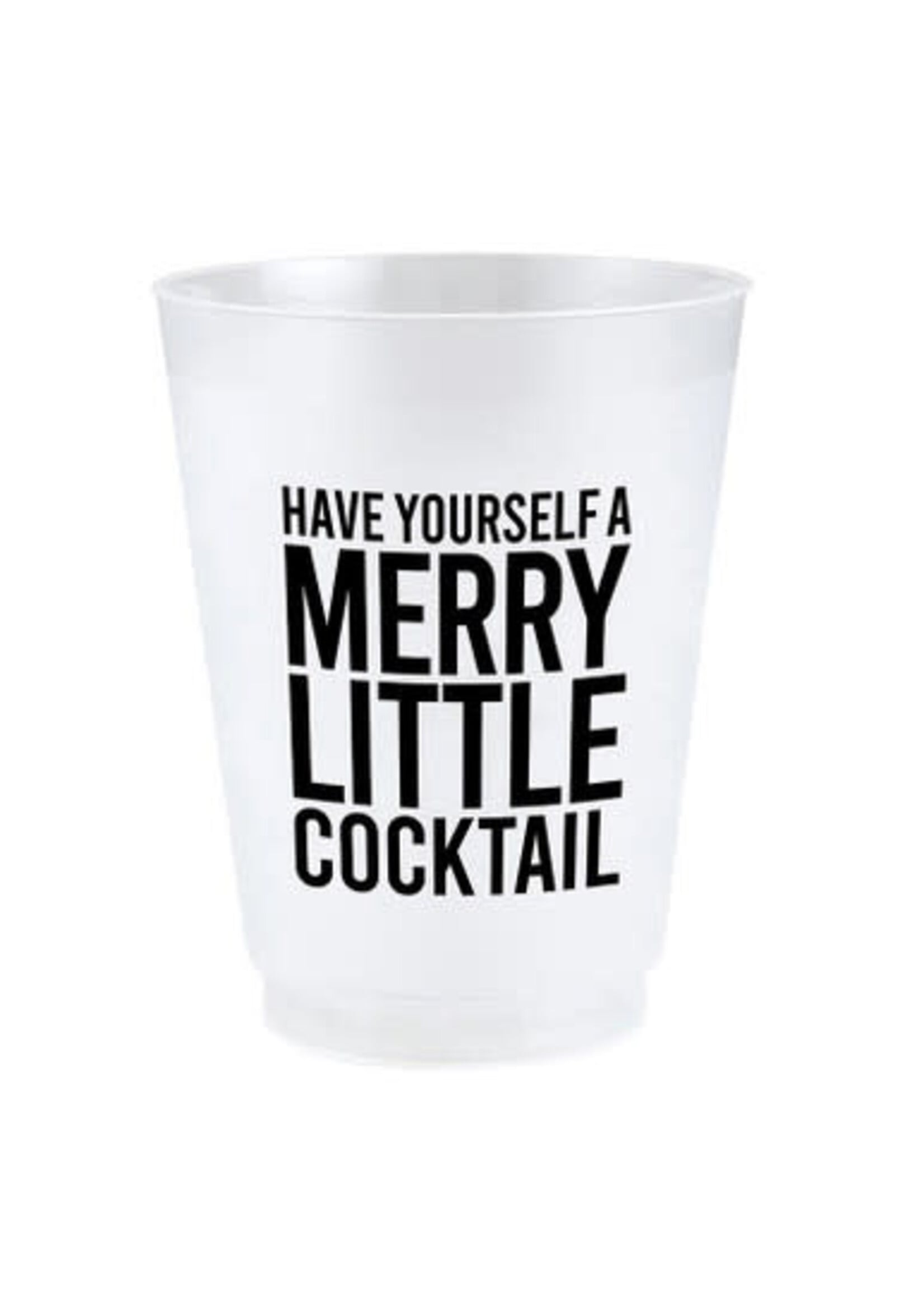 Creative Brands Frost Cup - Have Yourself a Merry Little Cocktail - 8pkg