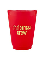 Creative Brands Frost Cup - Red, Gold Foil - Crew  6pkg