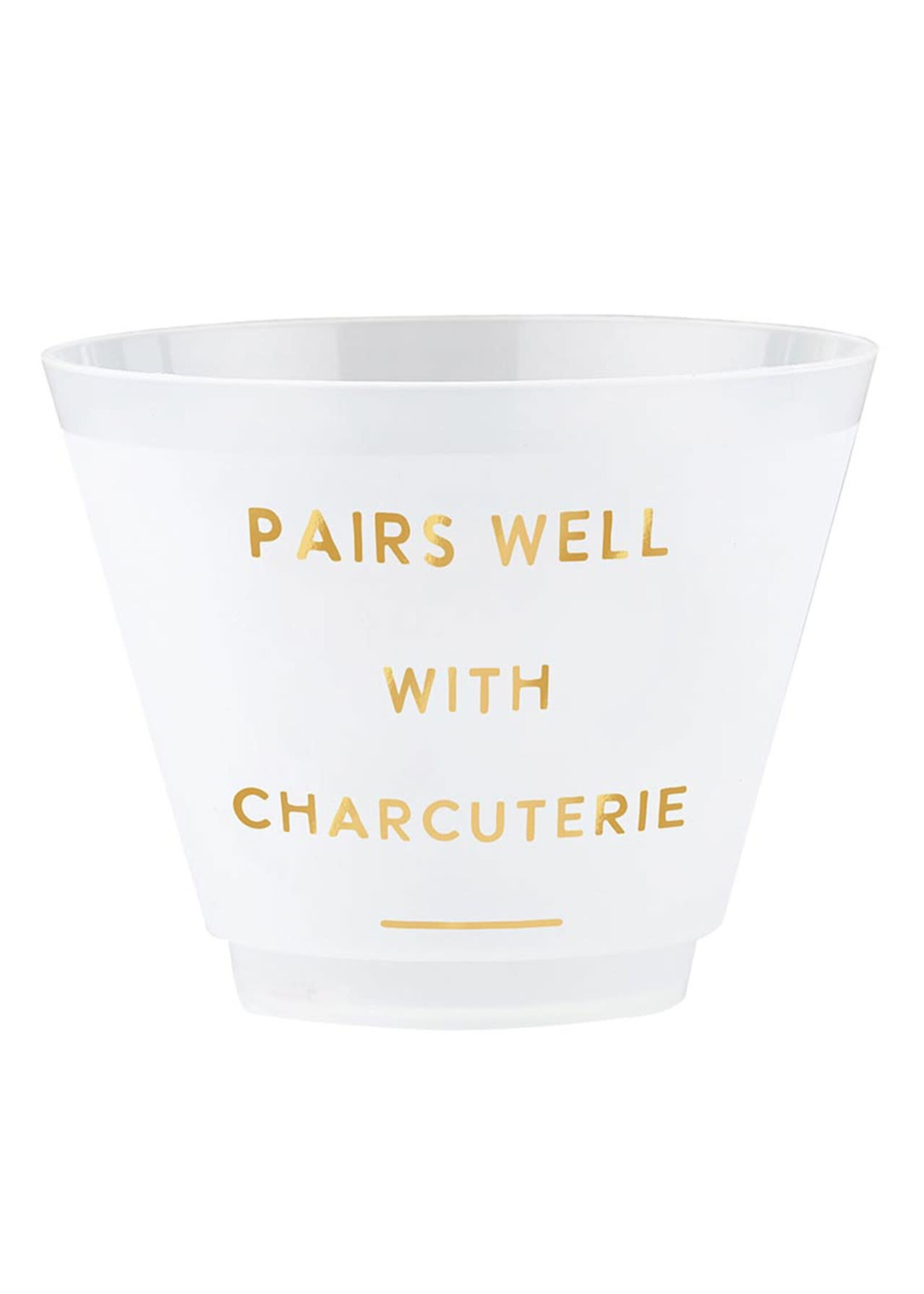 Creative Brands Frost Cup - Pairs Well With Charcuterie - 8pkg