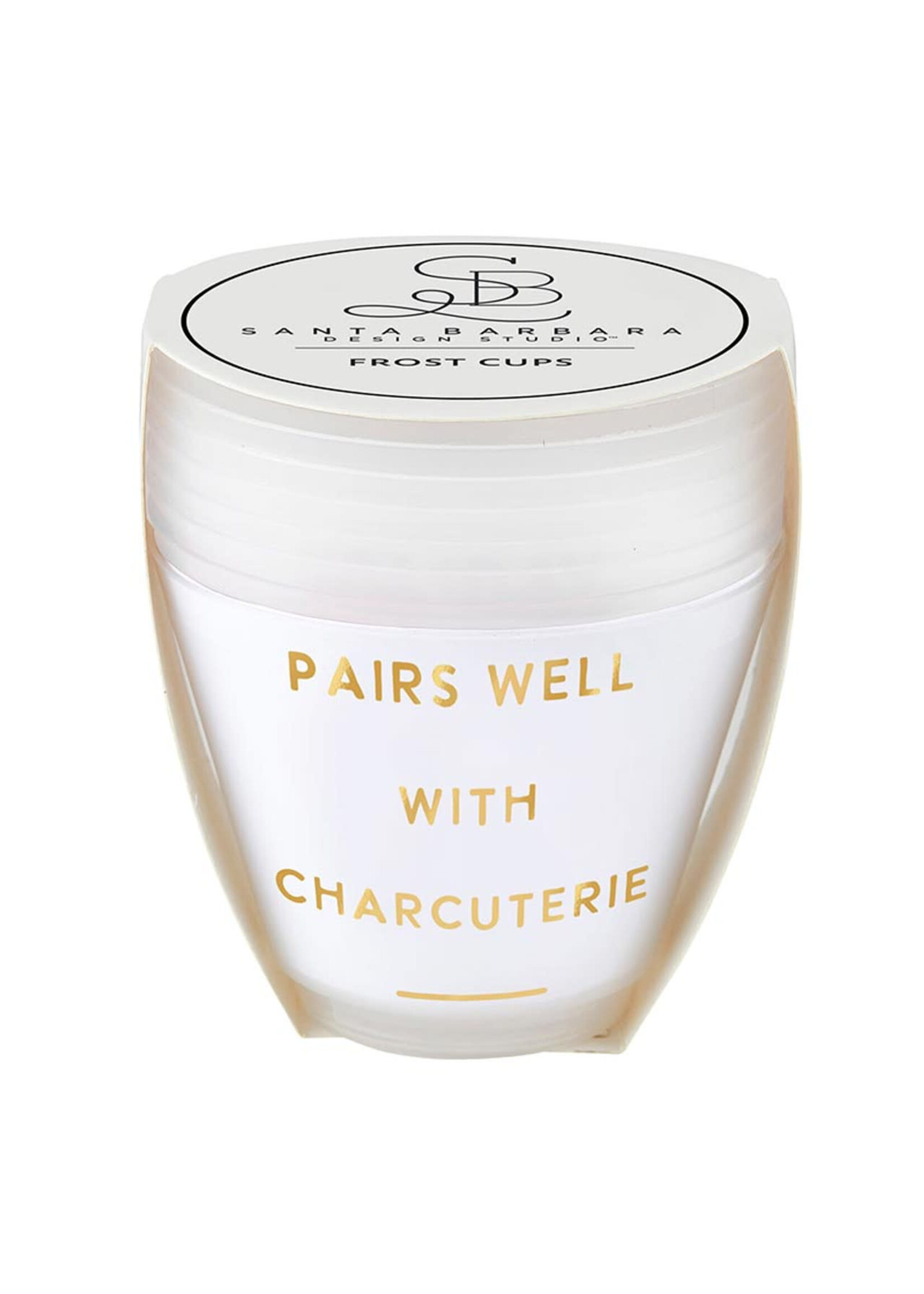 Creative Brands Frost Cup - Pairs Well With Charcuterie - 8pkg