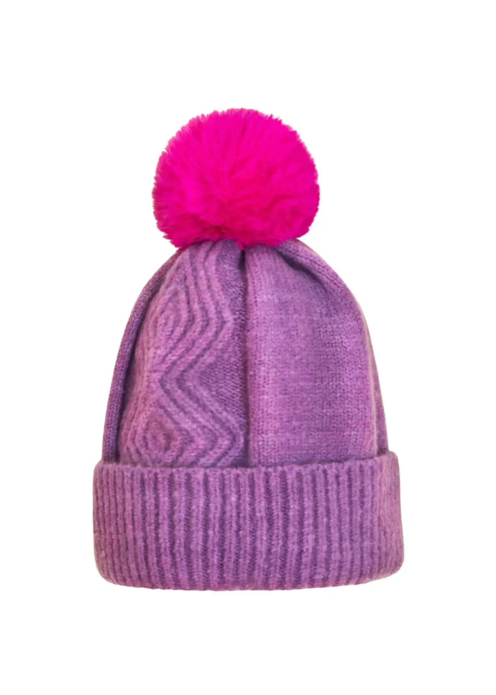 Powder UK Powder  Ingrid Bobble Hat - Grape