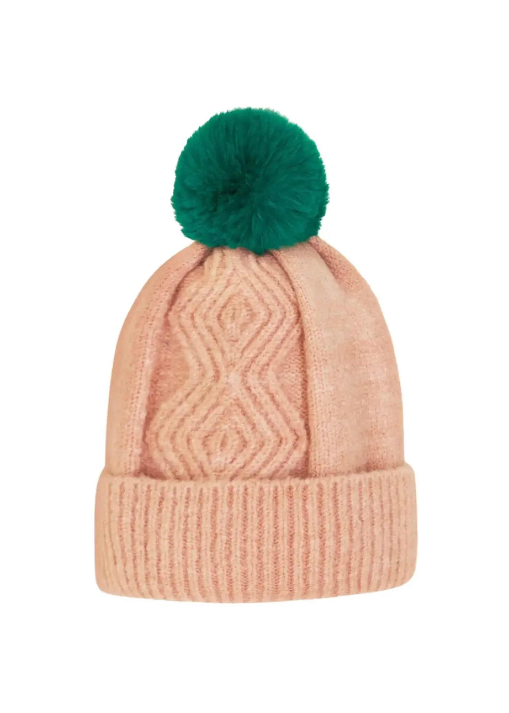 Powder UK Powder  Ingrid Bobble Hat - Petal