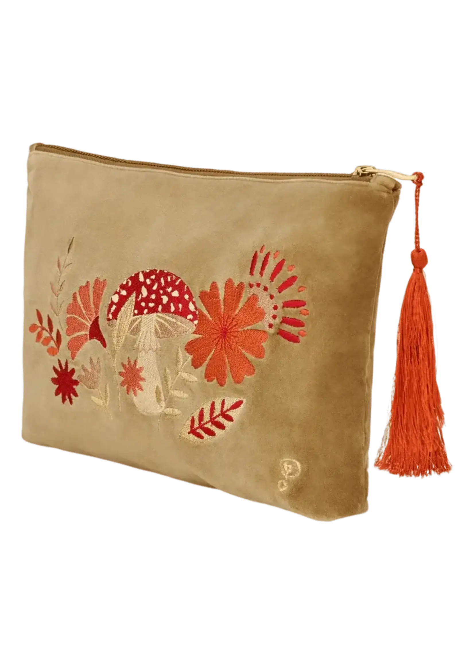 Powder UK Powder Tranquil Toadstool Zip Pouch - Mushroom