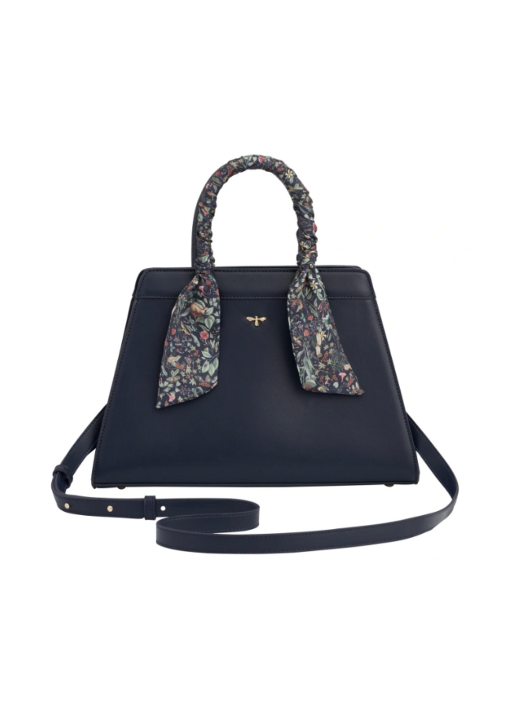 Fable England Fable Wolf Garden Navy Tote - Large