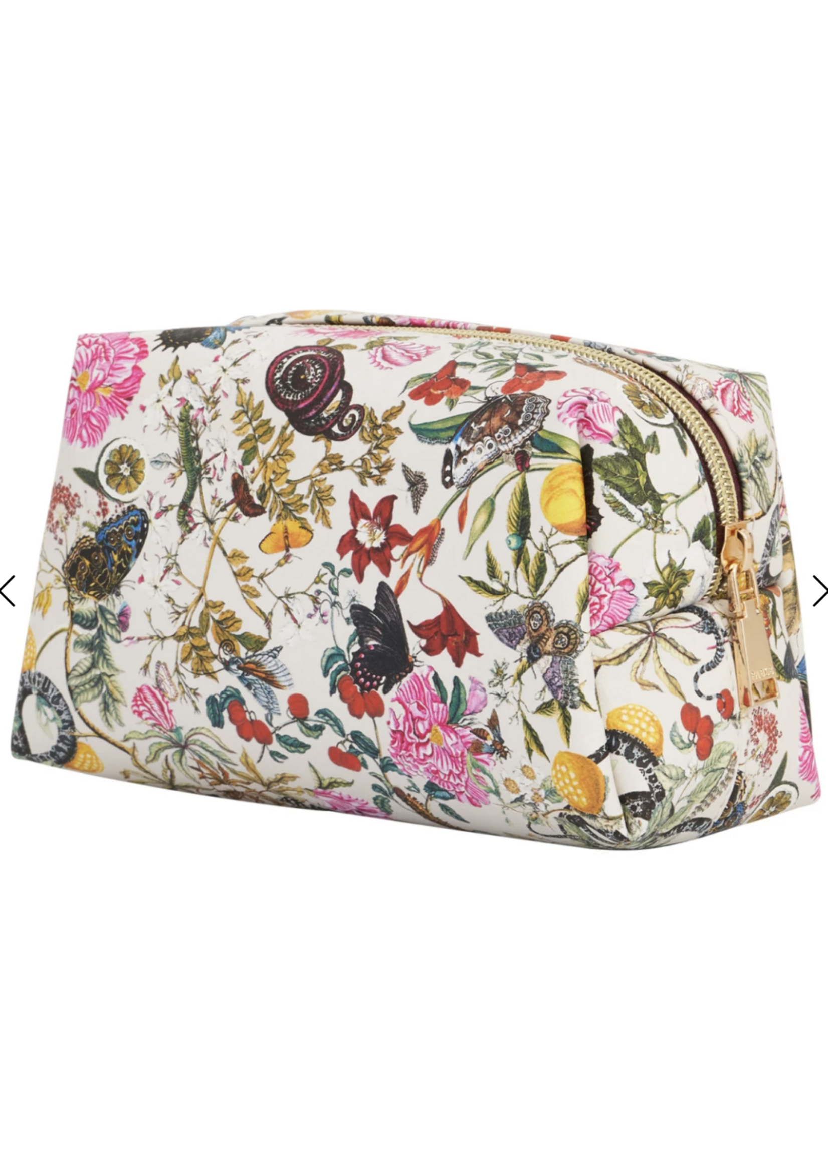 Fable England Floral Engravings Cosmetics Pouch