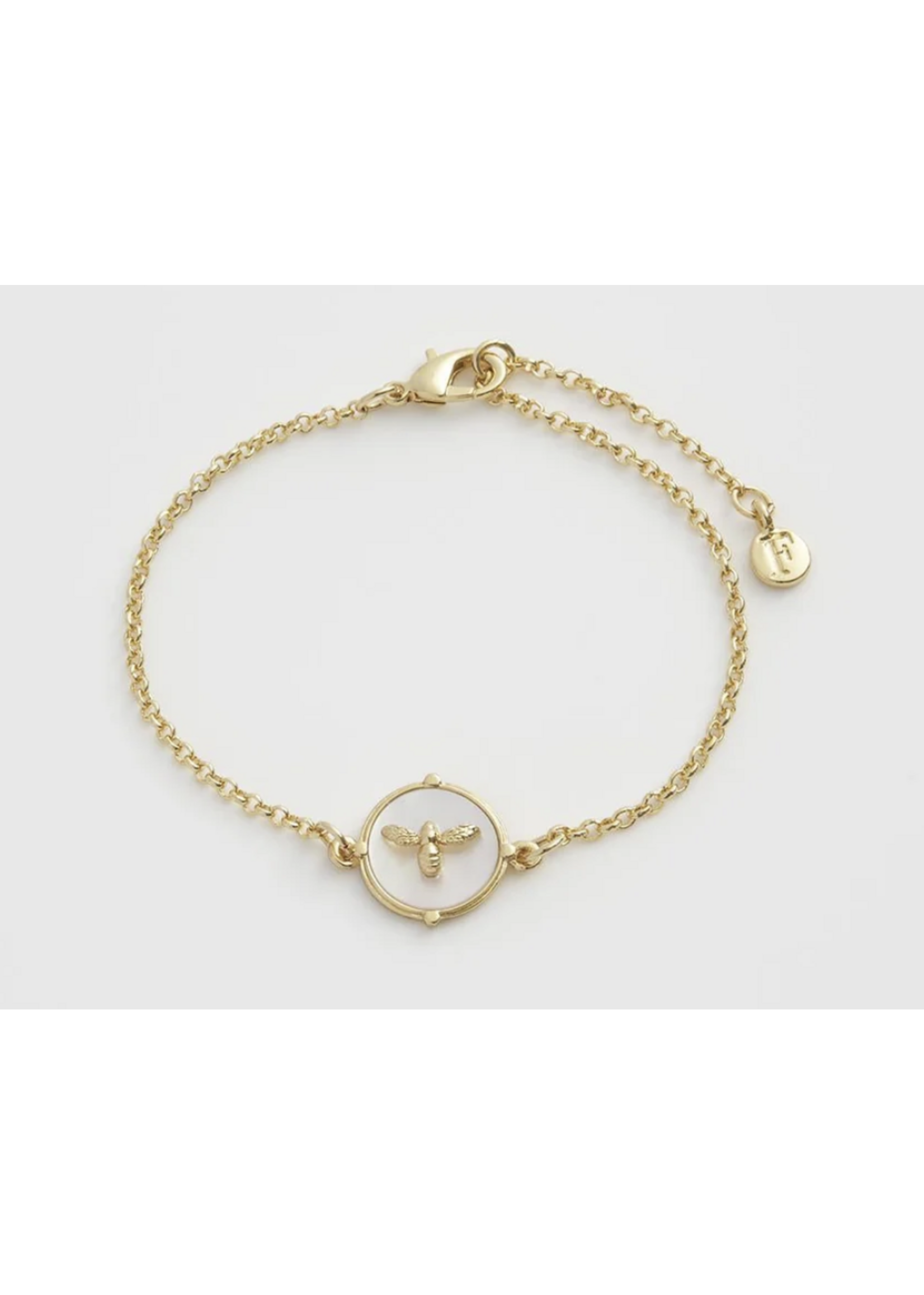 Fable England Fable Honey Bee & Pearl Bracelet