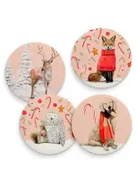 Greenbox Art Hot Cocoa- Set of 4 Coasters