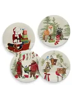 Greenbox Art Winter Woodland - Set of 4 Coasters