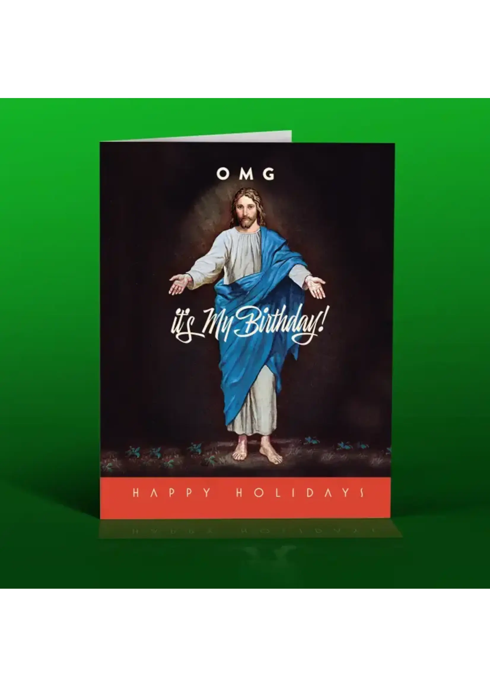 Offensively Delightful OMG! It's your Birthday! Happy Holidays card