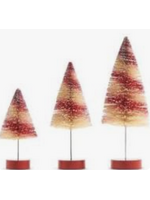 Razz Imports Peppermint Bottle Brush Swirl Tree - Lg