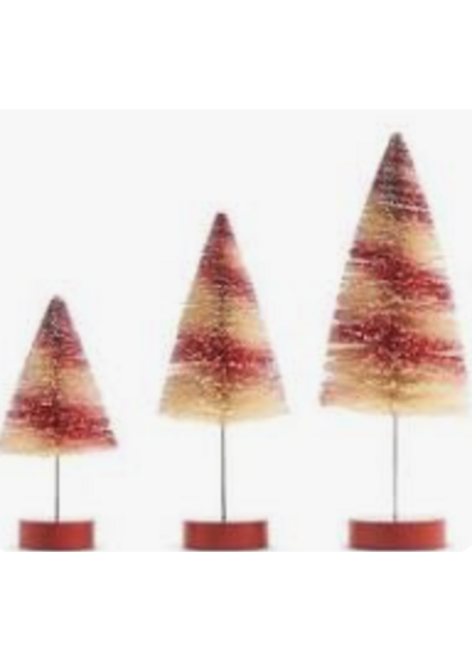 Razz Imports Peppermint Bottle Brush Swirl Tree - Lg