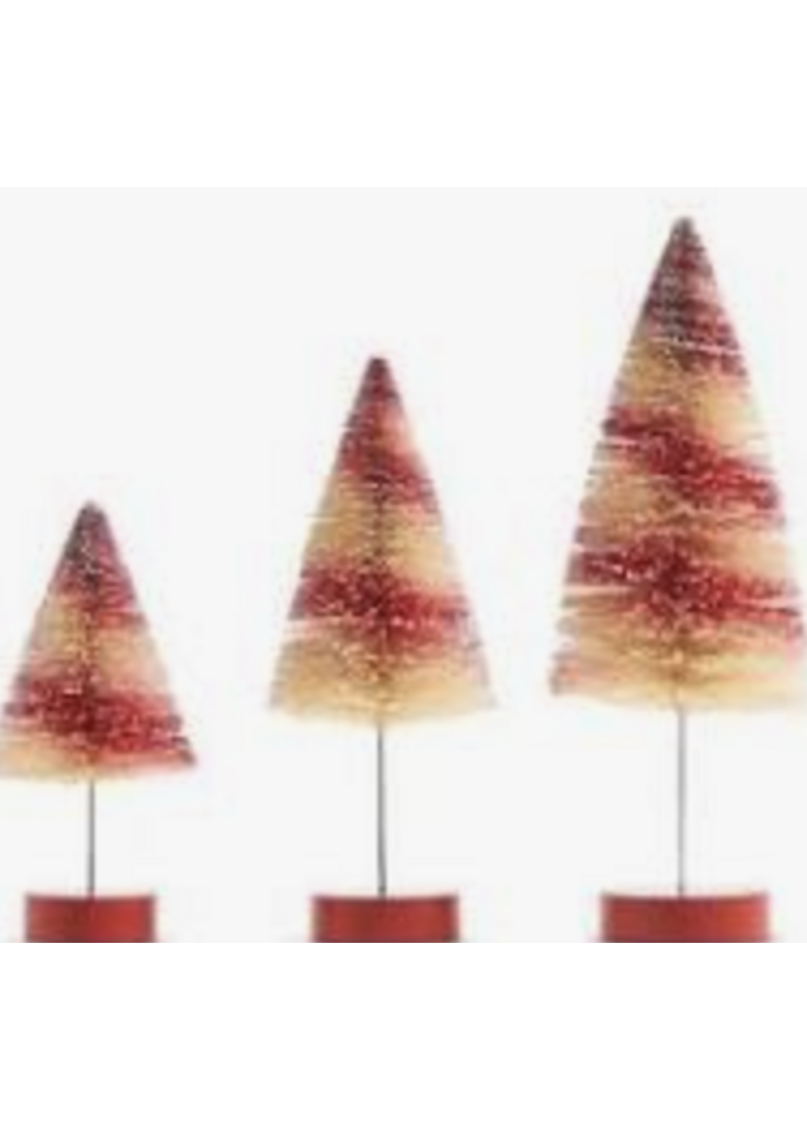 Razz Imports Peppermint Bottle Brush Swirl Tree - Med