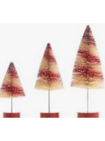 Razz Imports Peppermint Bottle Brush Swirl Tree - Sm.
