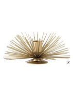 Torre & Tagus Gold Spike Pod - 6" Candle Holder