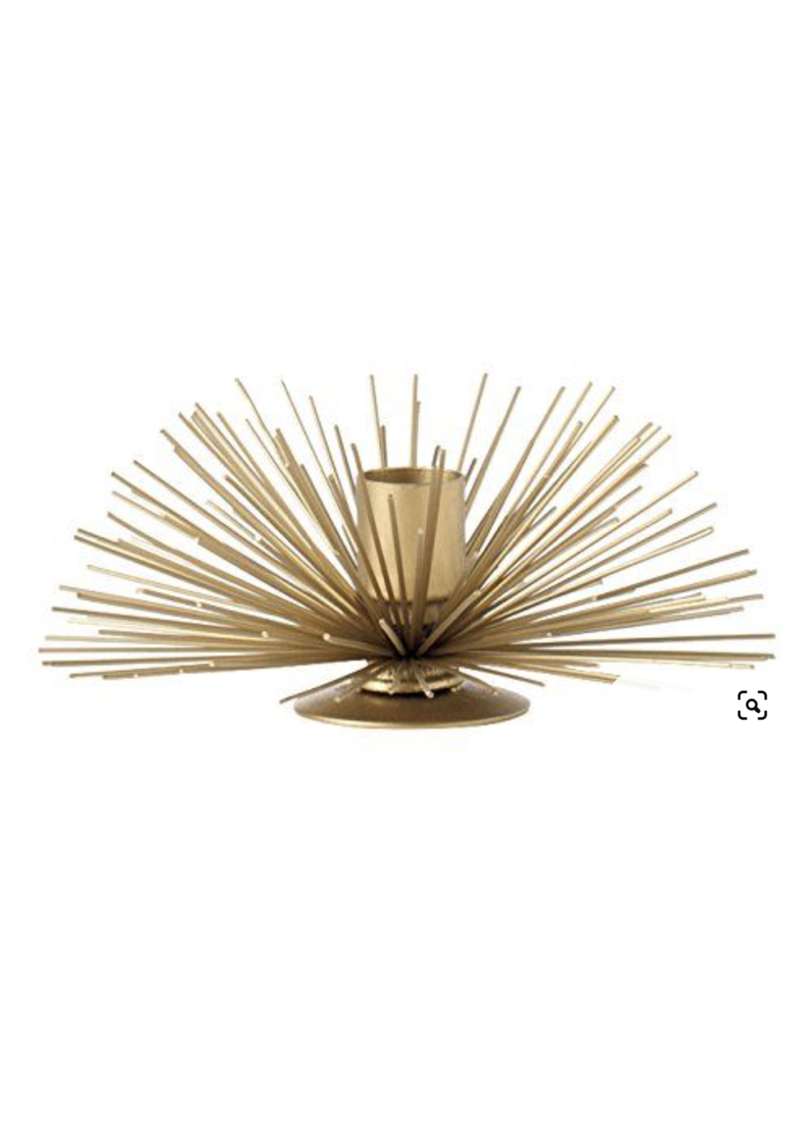 Torre & Tagus Gold Spike Pod - 6" Candle Holder
