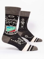 Blue Q Sunday Socks Men's Crew