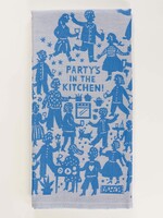 Blue Q Party In The Kitchen Woven Dish/Tea Towel
