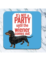 High Cotton Foam Coaster - It's not a party until...