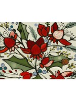 Newfolk & Cabin Bright Bold Christmas Floral - Holiday Card