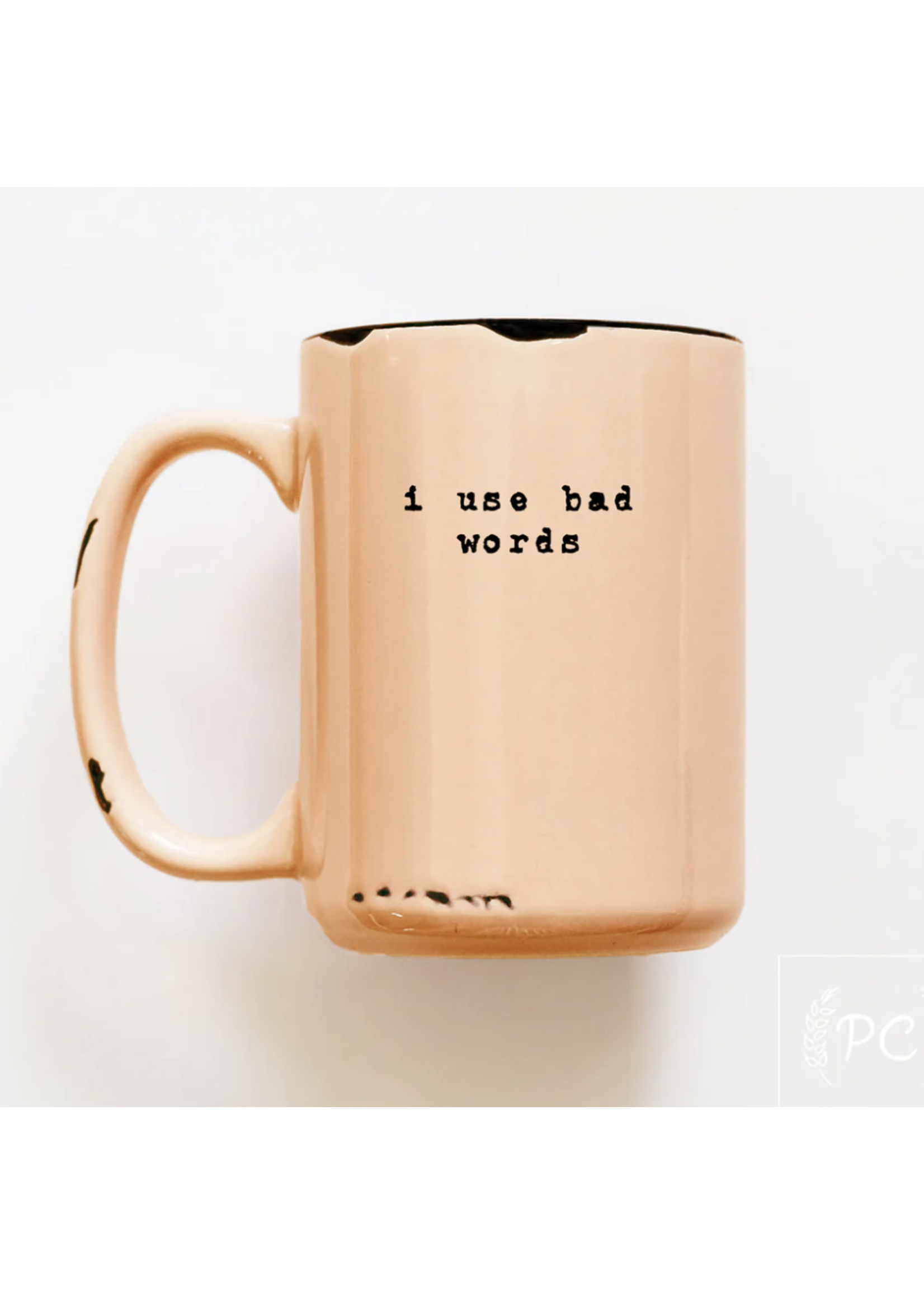 Prairie Chick Prints I Use Bad Words - Orange Mug