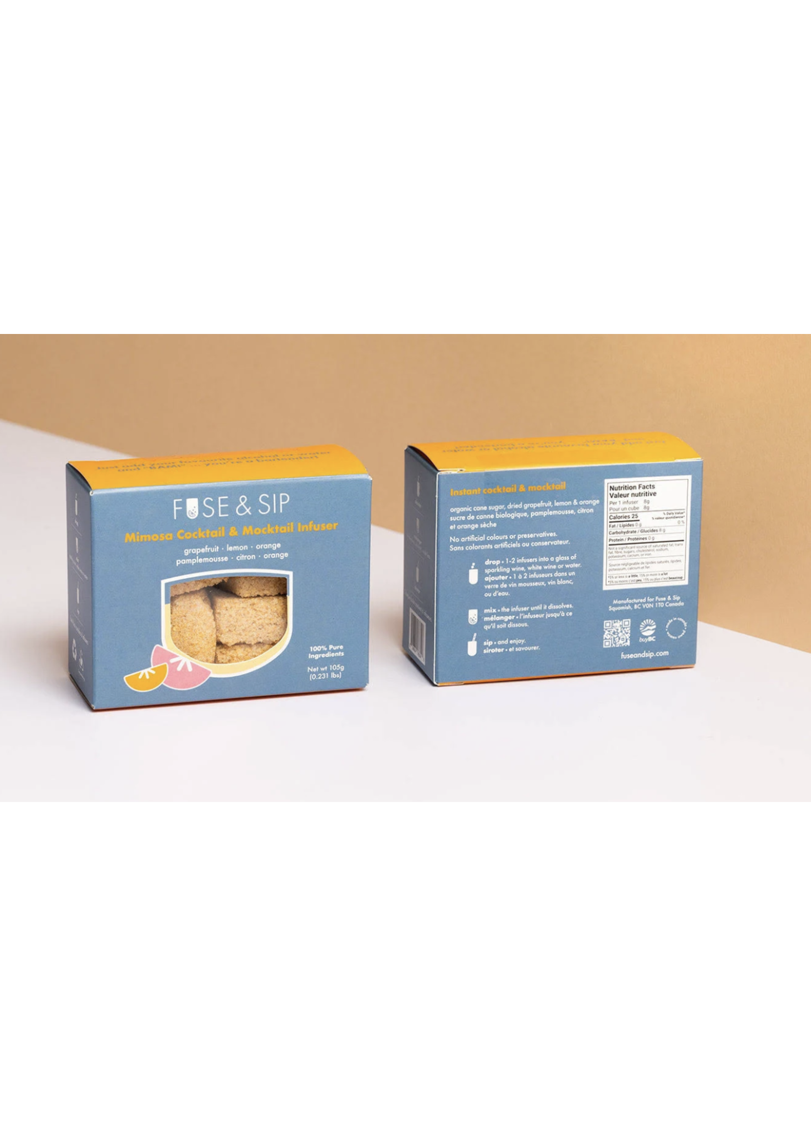 Fuse & Sip Fuse & Sip: Mimosa Cubes